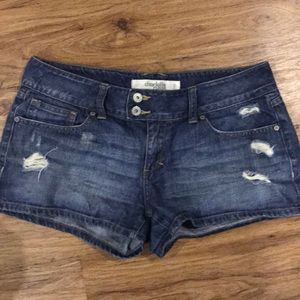 Denim shorts